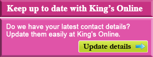 Keep up to date with King's Online