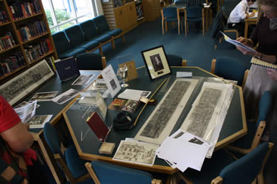 studying archive documents studying archive documents