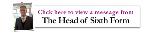 Welcome from The Head of Sixth Form