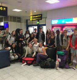 Airport – group photo – July 2018