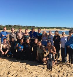 Beach – group photo – July 2018